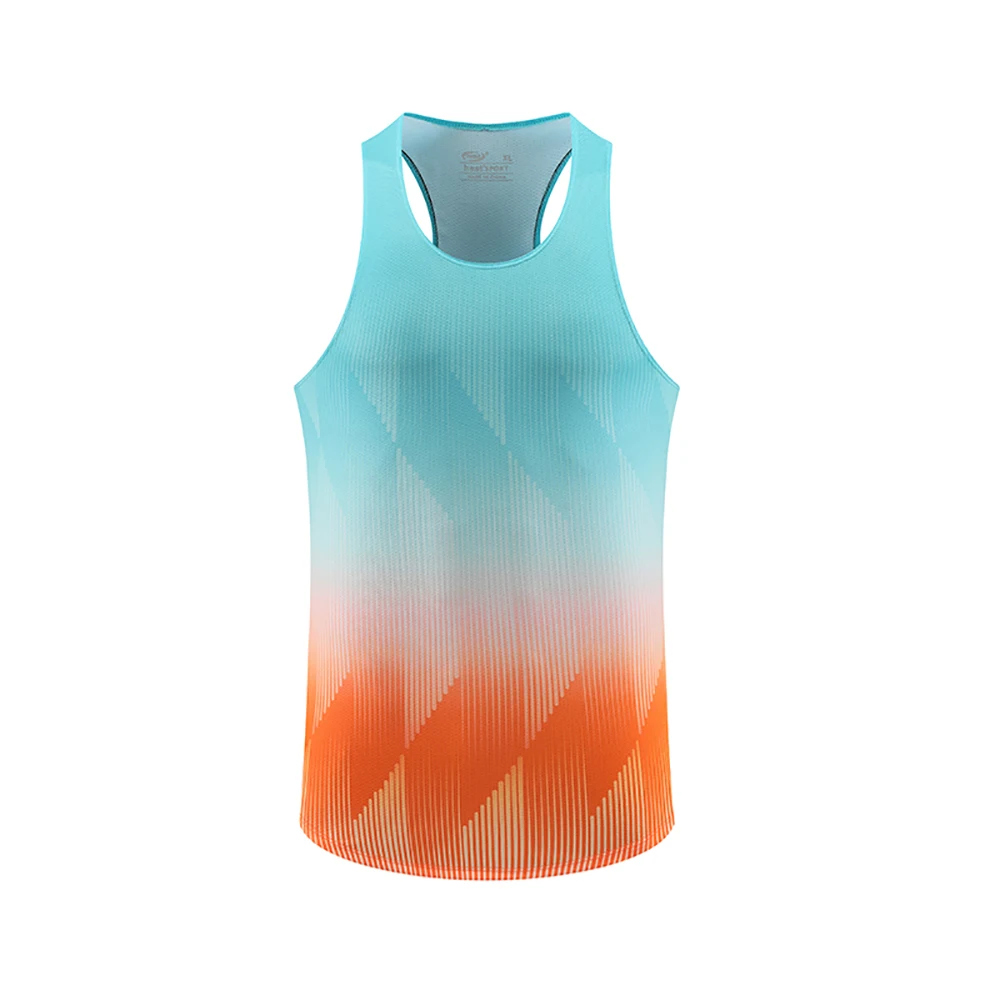 Men Run Vest Tank Top Speed Fitness Running Shirt Sleeveless Singlet