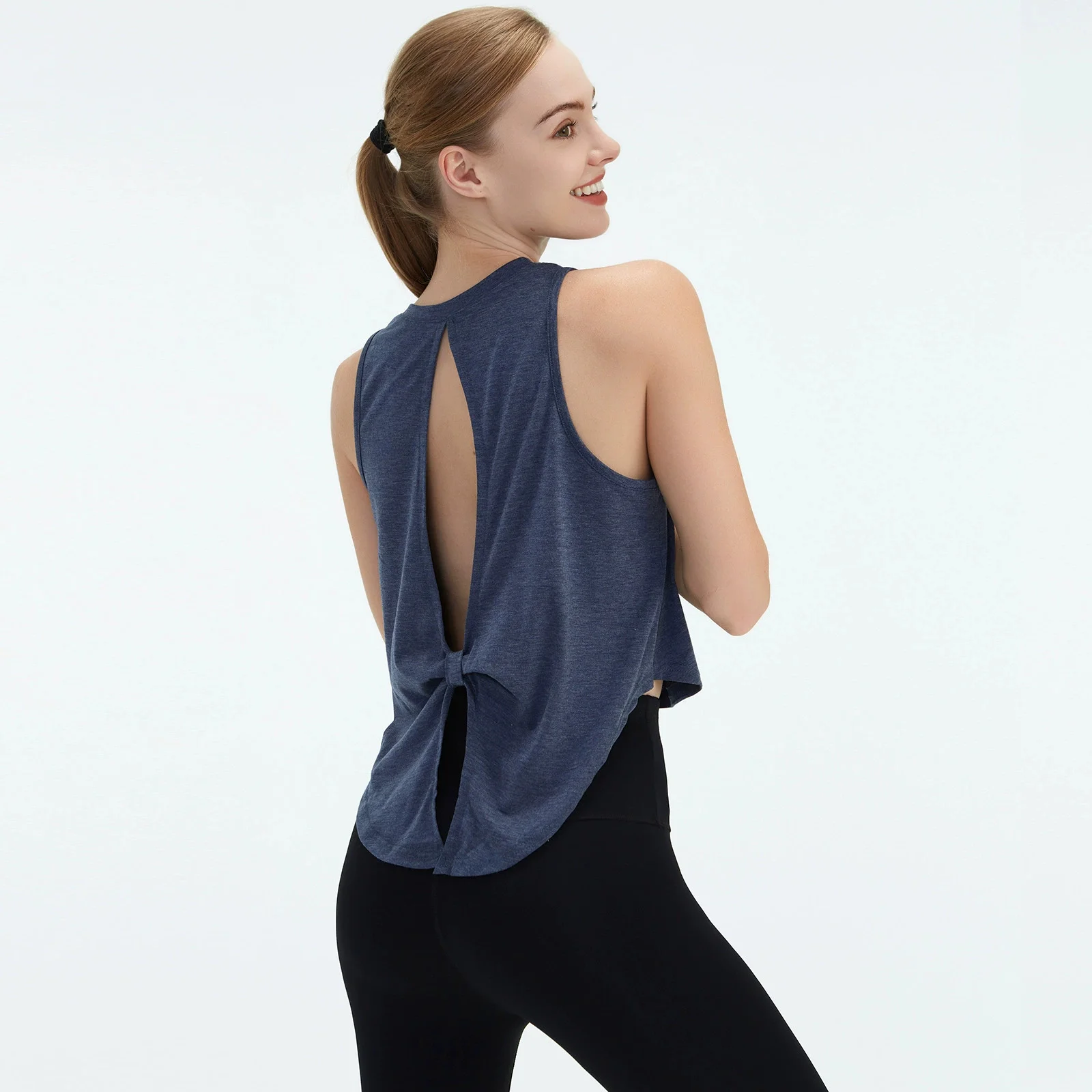 Summer Sexy Crop Top Sport Fitness Yoga Tank Top for Women Quick Dry Solid Color Running Top Gym Workout Sport Shirt S-XXL