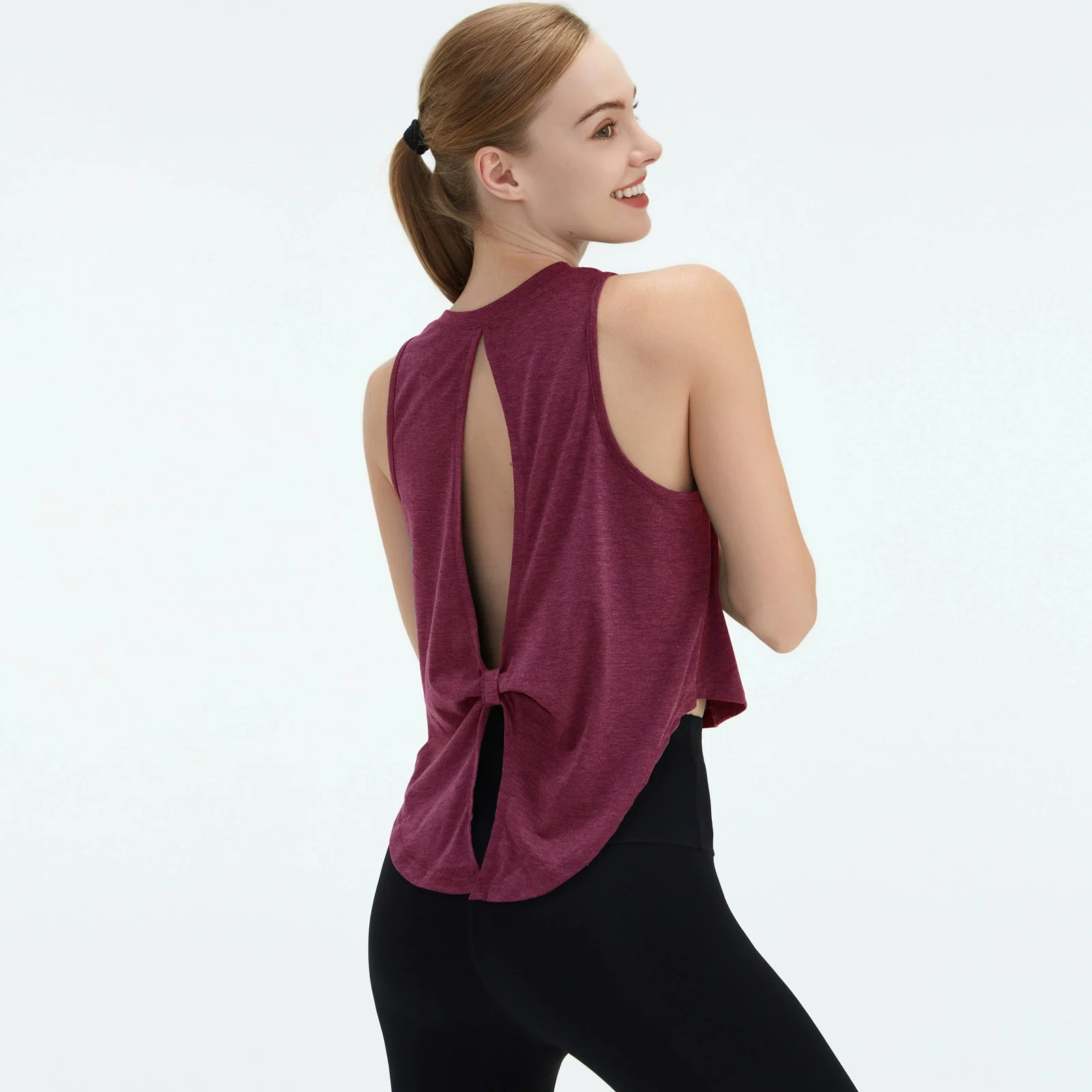 Summer Sexy Crop Top Sport Fitness Yoga Tank Top for Women Quick Dry Solid Color Running Top Gym Workout Sport Shirt S-XXL