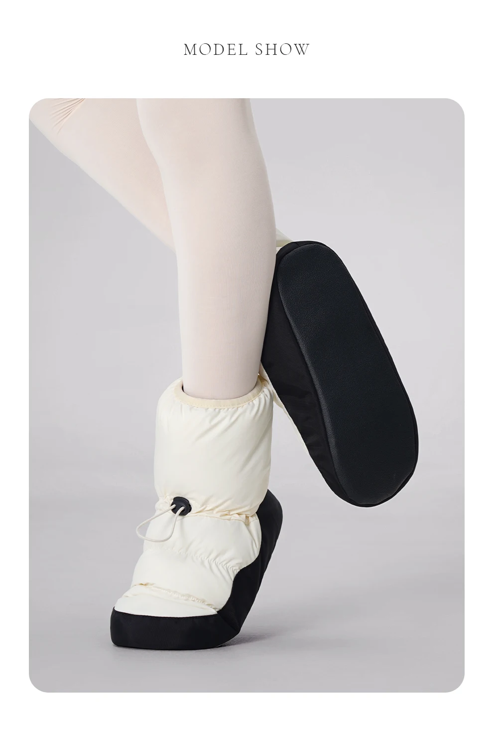 Dance Boots Shoes Ballet Slippers Women Water-proof Warm Up Booties for Adult Ballerina Elastic Shoes Girls Anti-slip Booties
