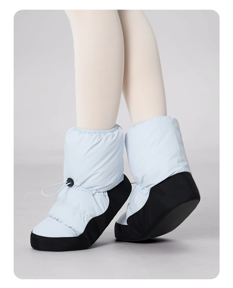 Dance Boots Shoes Ballet Slippers Women Water-proof Warm Up Booties for Adult Ballerina Elastic Shoes Girls Anti-slip Booties