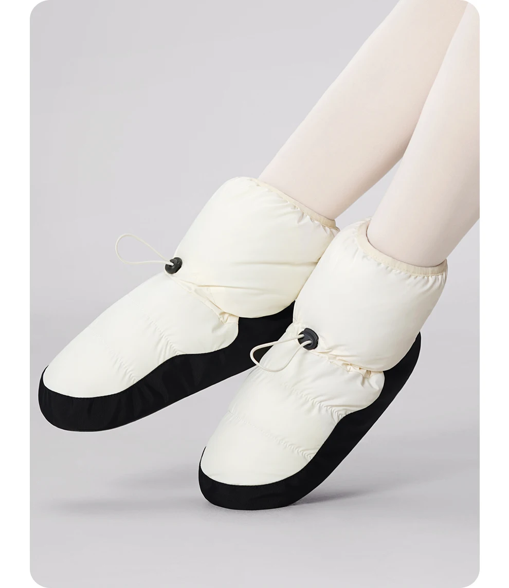 Dance Boots Shoes Ballet Slippers Women Water-proof Warm Up Booties for Adult Ballerina Elastic Shoes Girls Anti-slip Booties