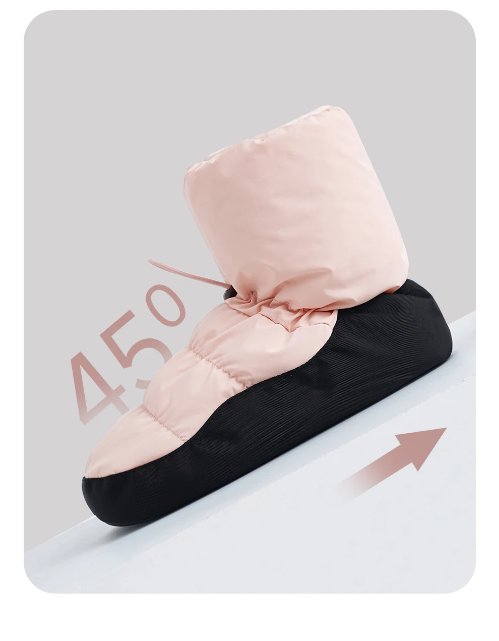 Dance Boots Shoes Ballet Slippers Women Water-proof Warm Up Booties for Adult Ballerina Elastic Shoes Girls Anti-slip Booties