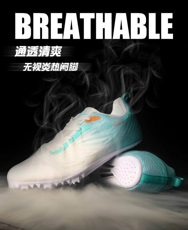 Men Women Track Field Events Cleats Sprint Shoes Athlete Short Spikes Running Sneakers Training Racing Sport Shoes Size 34-44