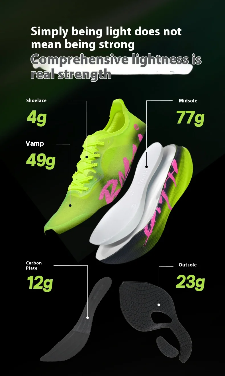 BMAI 3.0Turbo 42KM Marathon Running Shoes Cushioning Men's Sports Shoes for Men Breathable Trainers Luxury Designer Man Sneakers