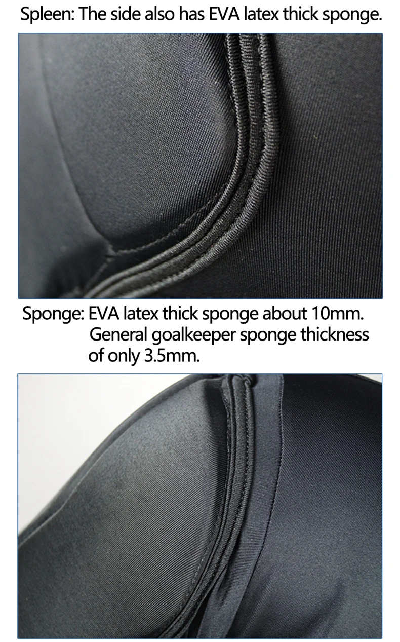 Professional Rugby Football Soccer Goalkeeper Jerseys Armor Uniforms Shirts Jackets Thicken EVA Sponge Elbow Chest Protector