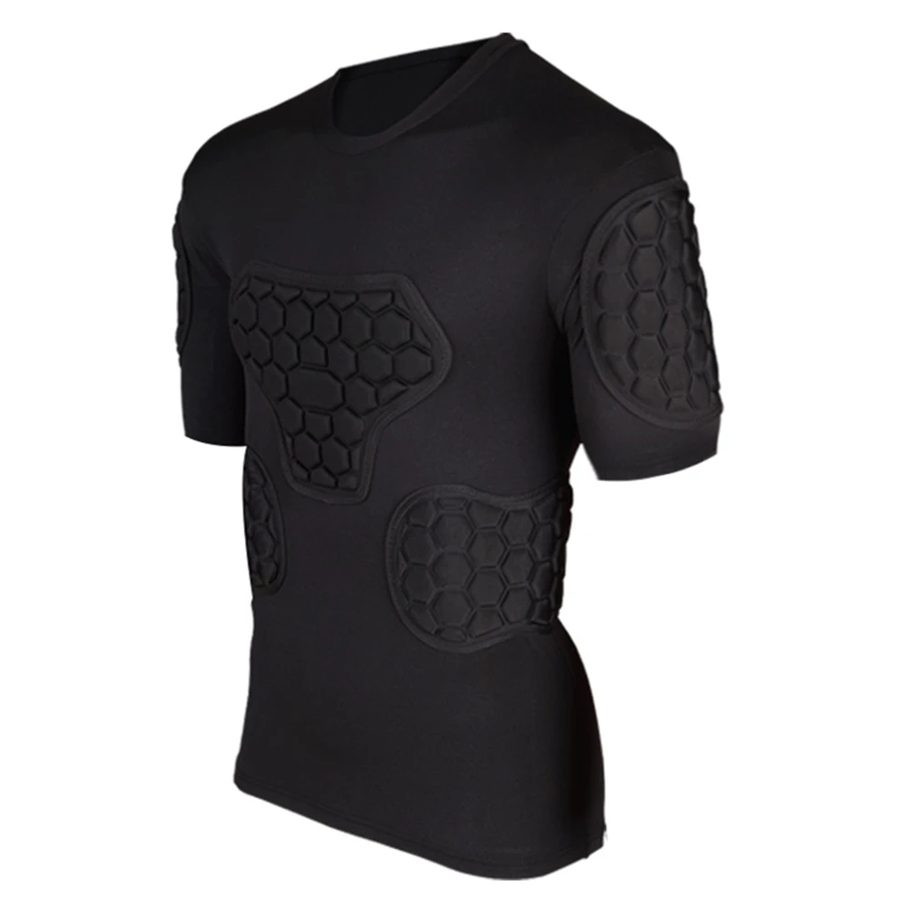 Professional Rugby Football Soccer Goalkeeper Jerseys Armor Uniforms Shirts Jackets Thicken EVA Sponge Elbow Chest Protector