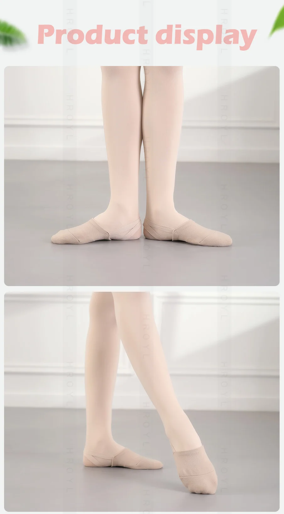 Girls Rhythmic Gymnastics Shoes Women Adult Children Half Sole Jazz Ballet Dance Shoes Half Toe Shoes Woman Belly Dancing Shoes