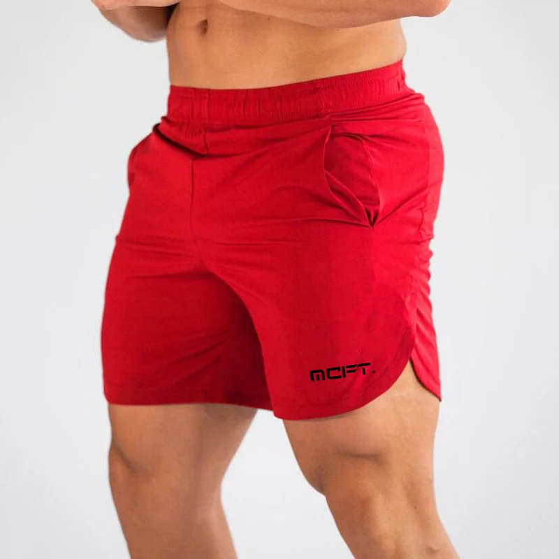 Men Bodybuilding Quick Dry Workout Shorts with Pockets Plus Size for Gym Running Basketball Summer Fitness