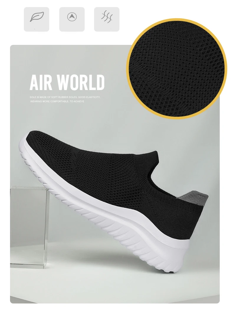 Men Shoes Fashion Casual Flats Vulcanize Shoes Male Outdoor Walking Sneakers Men Comfortable Classical Shoes Black Size 39-47