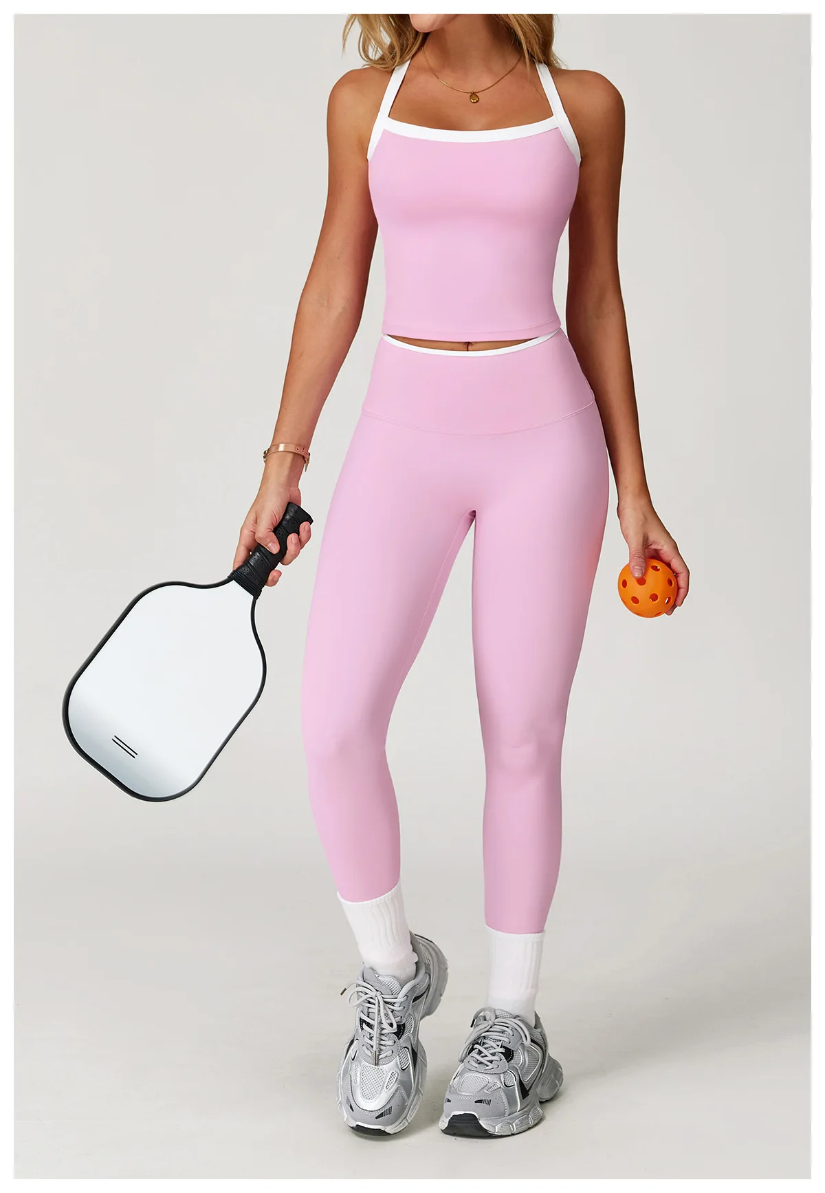 Women's Clothes 2 Pieces Workout Tracksuit Yoga Set Sportswear Gym Clothing High Waist Bell-bottoms Sexy Fitness Bta Sports Suit