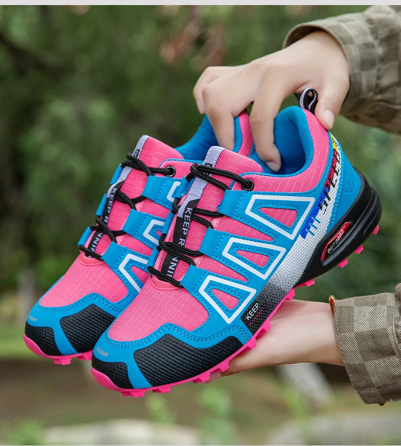 Women's Waterproof Hiking Shoes Outdoor Sports Shoes Women's Walking Travel Sports Shoes Bicycle Sports Shoes Running Sports Sho
