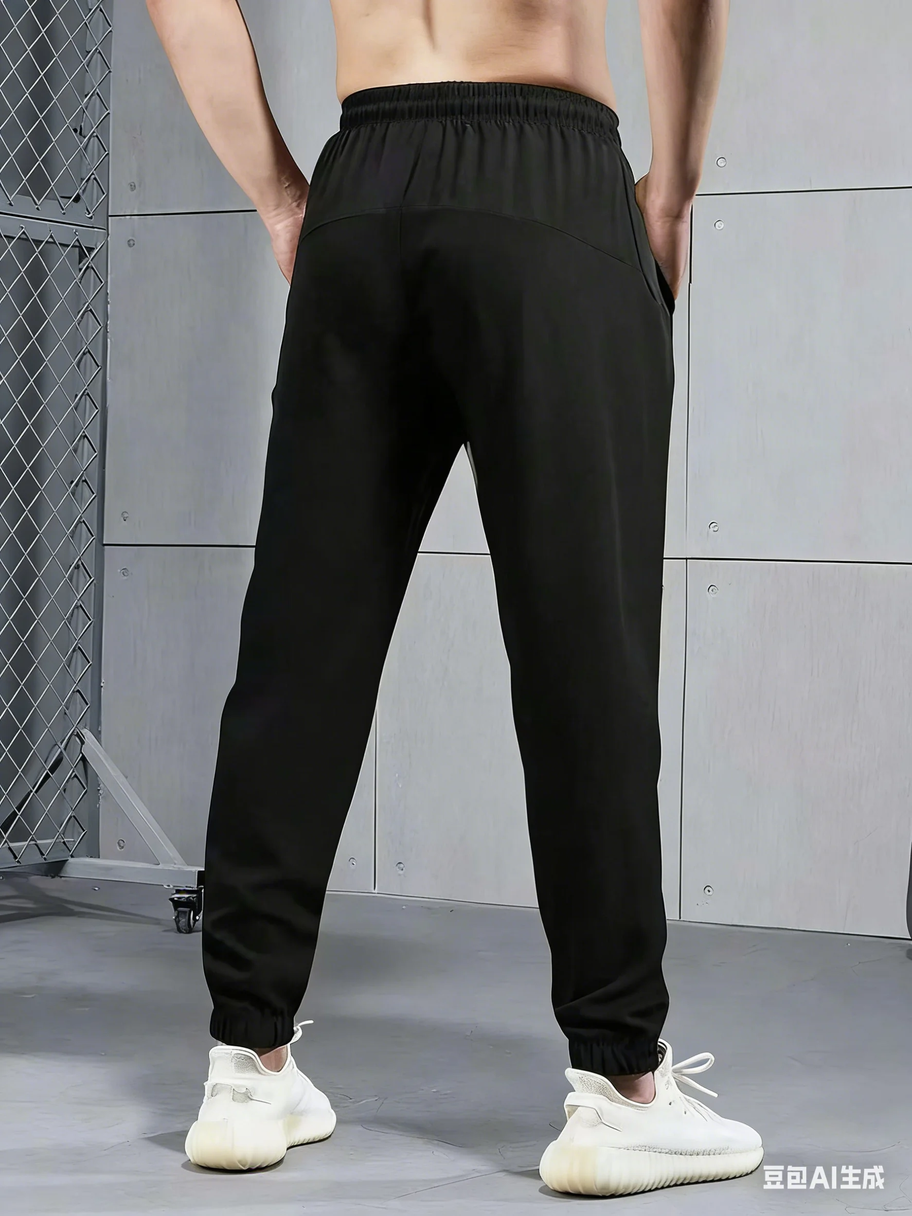 Summer Men's Lightweight Stretchy Jogger Pants Ultra Thin Breathable Sweatpants For Sports Fitness Running Outdoor Casual