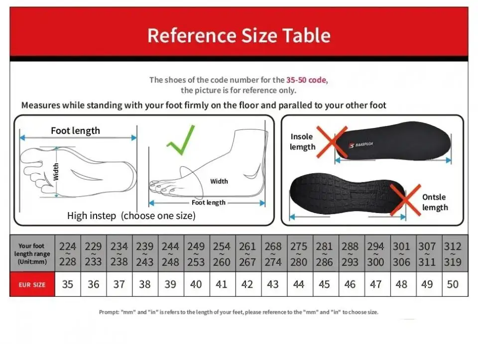 Baasploa Men Running Shoes New Mesh Breathable Casual Sneakers Male Lace-Up Comfort Lightweight Sport Shoes Non-Slip Outdoor