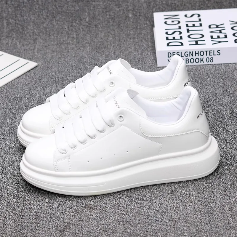 Red lacquered men's shoes Fashion black casual skateboard shoes Outdoor tennis walking shoes Universal men and women