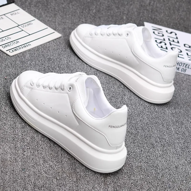 Red lacquered men's shoes Fashion black casual skateboard shoes Outdoor tennis walking shoes Universal men and women
