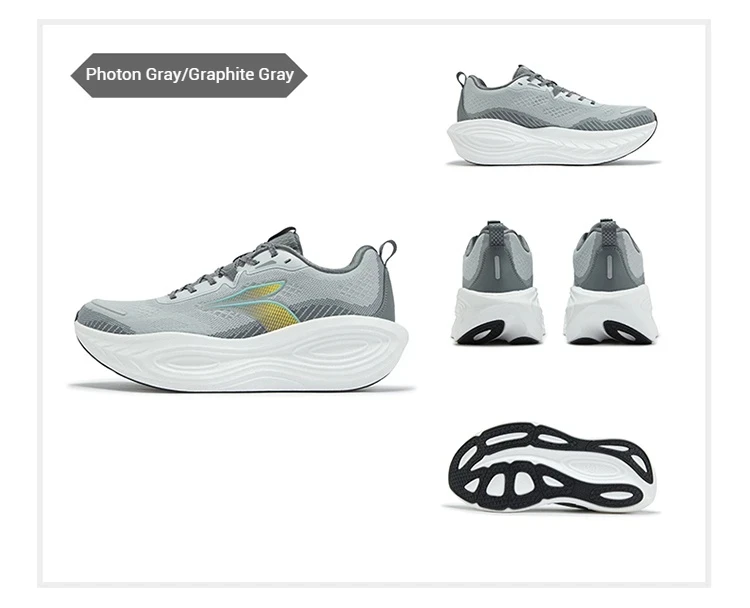 361 Degrees PopBlaze 5 Men Running Shoes New Cushioning Thick-soled Breathable Non-slip Outdoor Jogging Male Sneakers 672532212