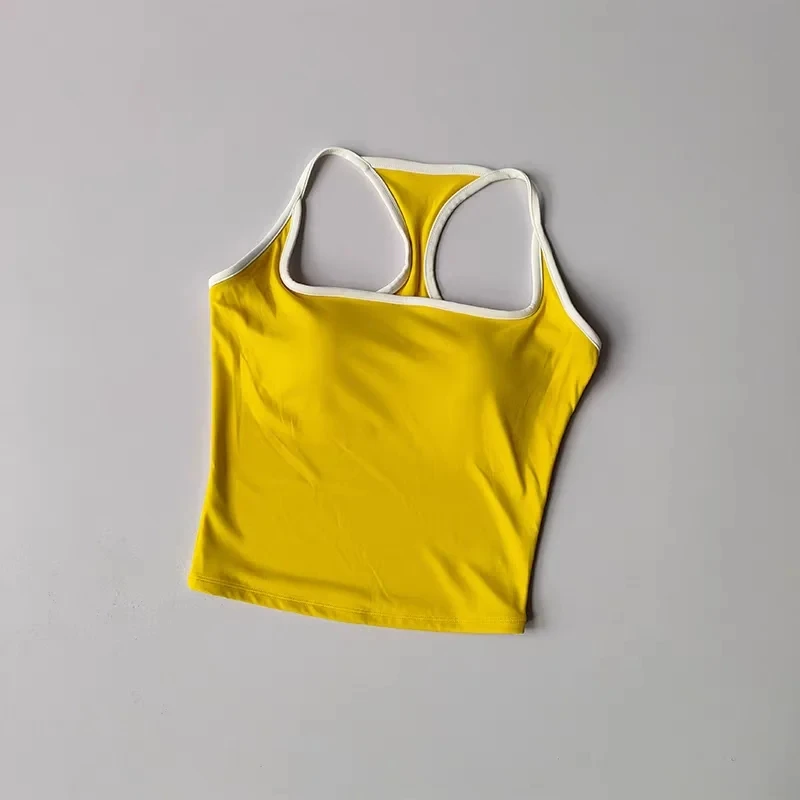 Women's Pilates Tank Top Push-Up Sports Bra Hollow Breathable Fitness Bras Gym Yoga Vest Sexy Running Tops Sportswear