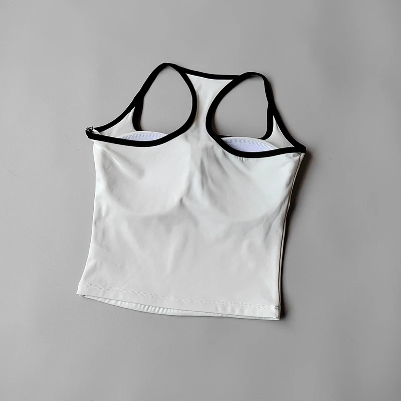Women's Pilates Tank Top Push-Up Sports Bra Hollow Breathable Fitness Bras Gym Yoga Vest Sexy Running Tops Sportswear