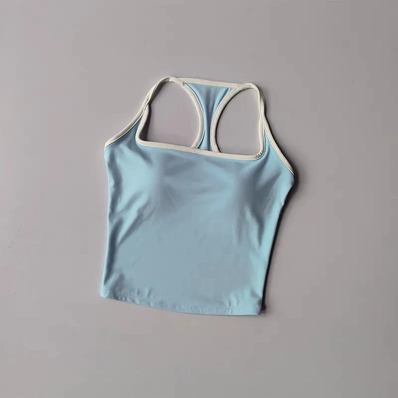 Women's Pilates Tank Top Push-Up Sports Bra Hollow Breathable Fitness Bras Gym Yoga Vest Sexy Running Tops Sportswear