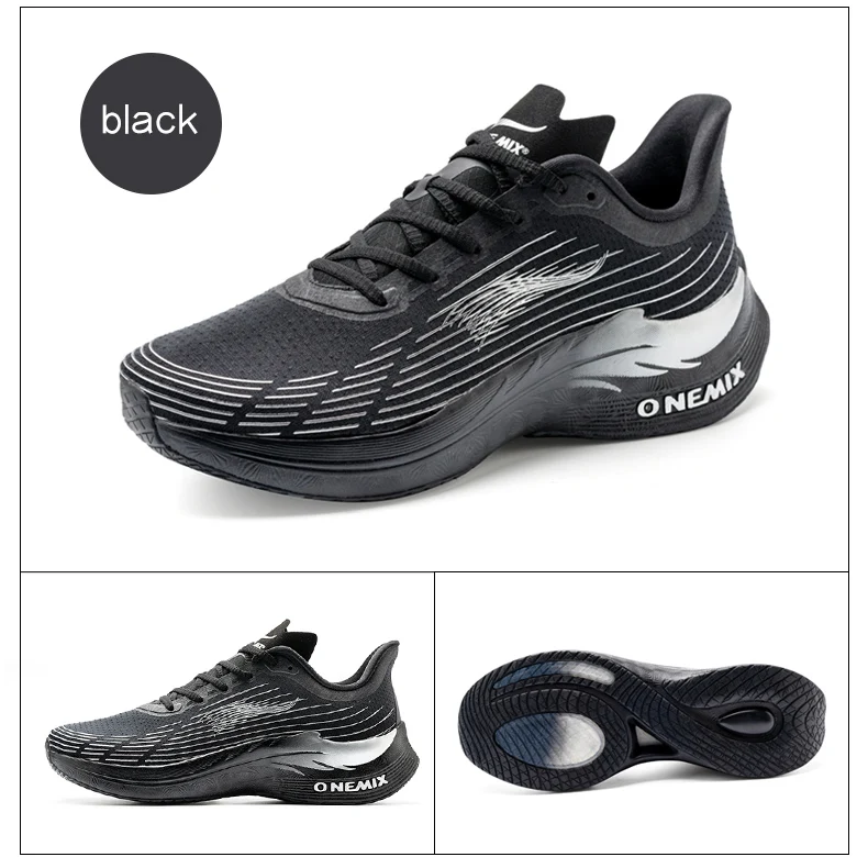 ONEMIX  Running Shoes for Outdoor Marathon Breathable Sport Female Sneakers Lace Up Mesh Athletic Shoes