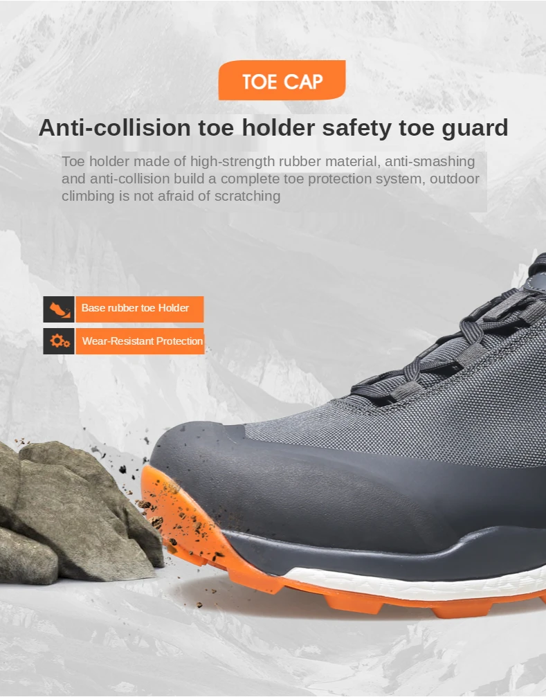 HUMTTO Hiking Shoes Mountain Sneakers for Men Waterproof Camping Trekking Boots Climbing Sport Safety Male Tactical Shoes Mens
