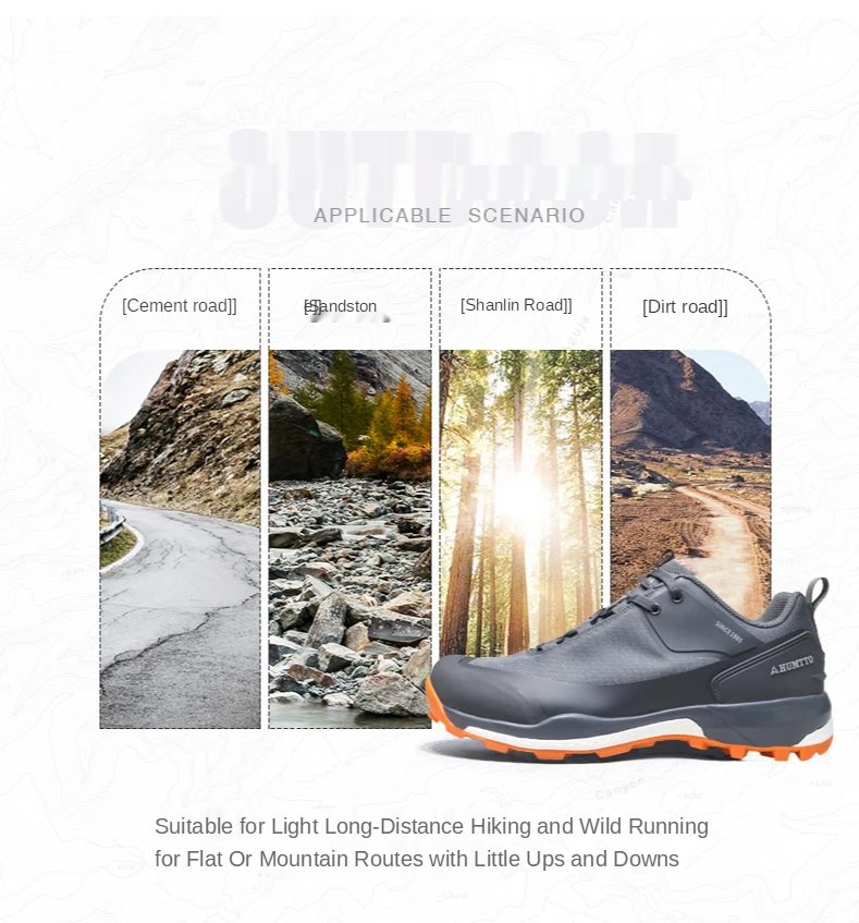 HUMTTO Hiking Shoes Mountain Sneakers for Men Waterproof Camping Trekking Boots Climbing Sport Safety Male Tactical Shoes Mens