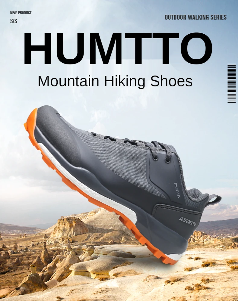 HUMTTO Hiking Shoes Mountain Sneakers for Men Waterproof Camping Trekking Boots Climbing Sport Safety Male Tactical Shoes Mens