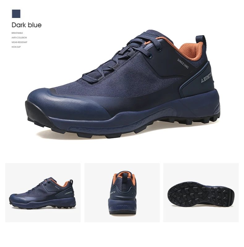HUMTTO Hiking Shoes Mountain Sneakers for Men Waterproof Camping Trekking Boots Climbing Sport Safety Male Tactical Shoes Mens