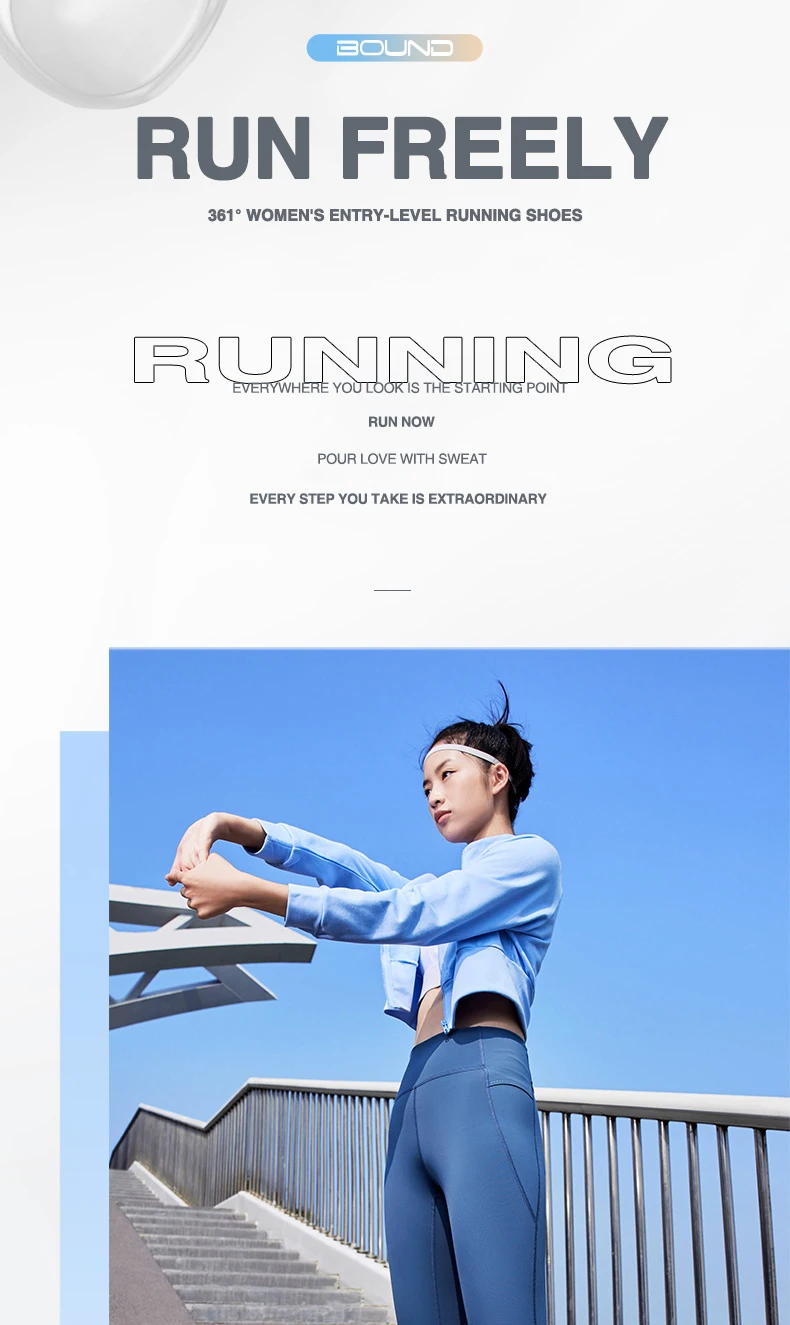 361 Degrees Women Running Sport Shoes Lightweight Non-Slip Shock-absorption Breathable Mesh Girl Sneaker Female 682232212