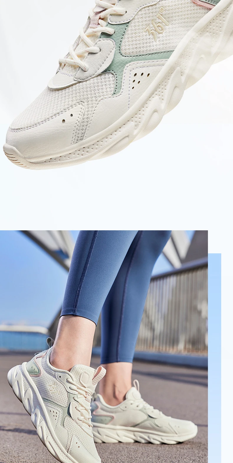 361 Degrees Women Running Sport Shoes Lightweight Non-Slip Shock-absorption Breathable Mesh Girl Sneaker Female 682232212