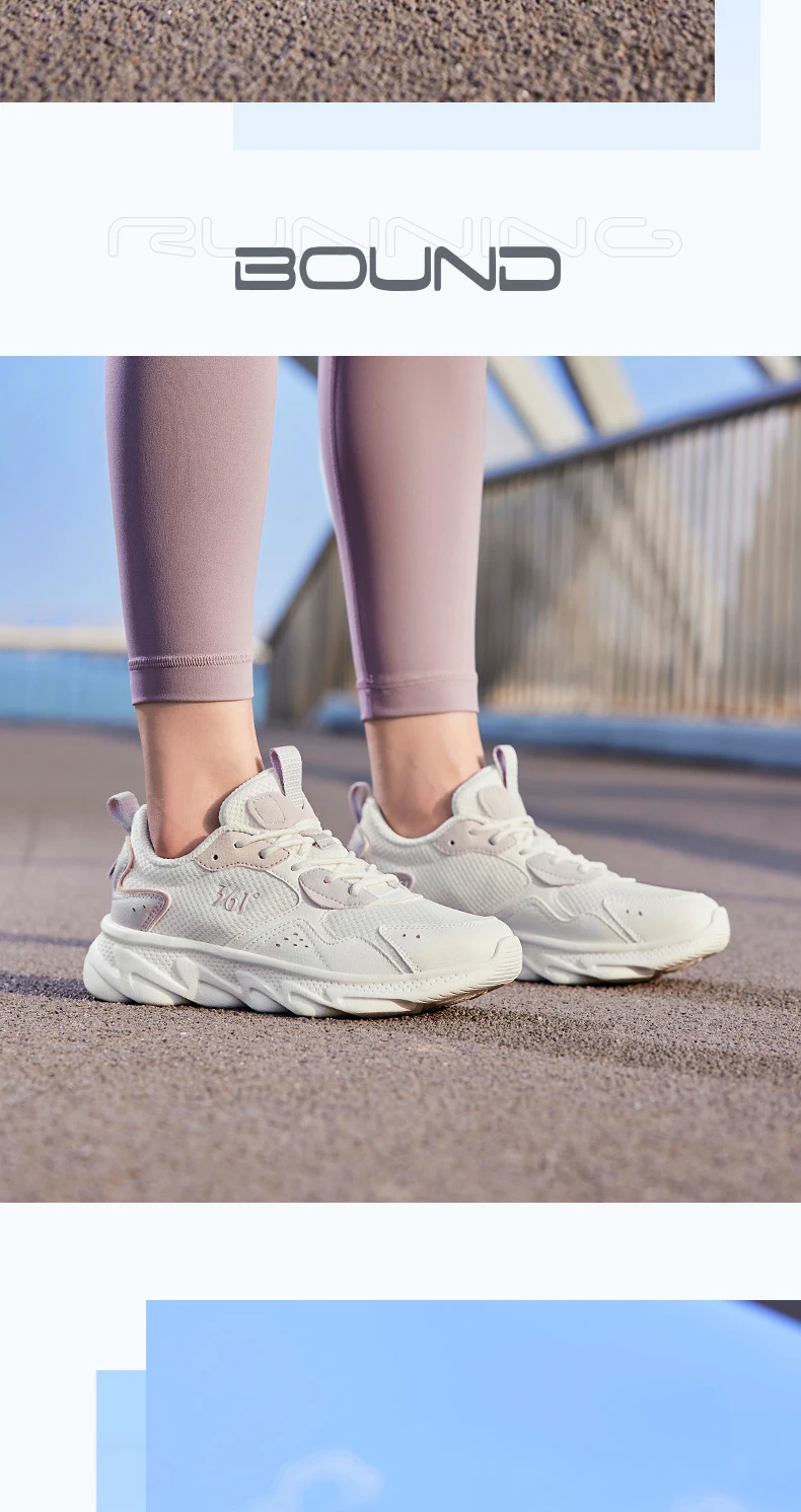 361 Degrees Women Running Sport Shoes Lightweight Non-Slip Shock-absorption Breathable Mesh Girl Sneaker Female 682232212