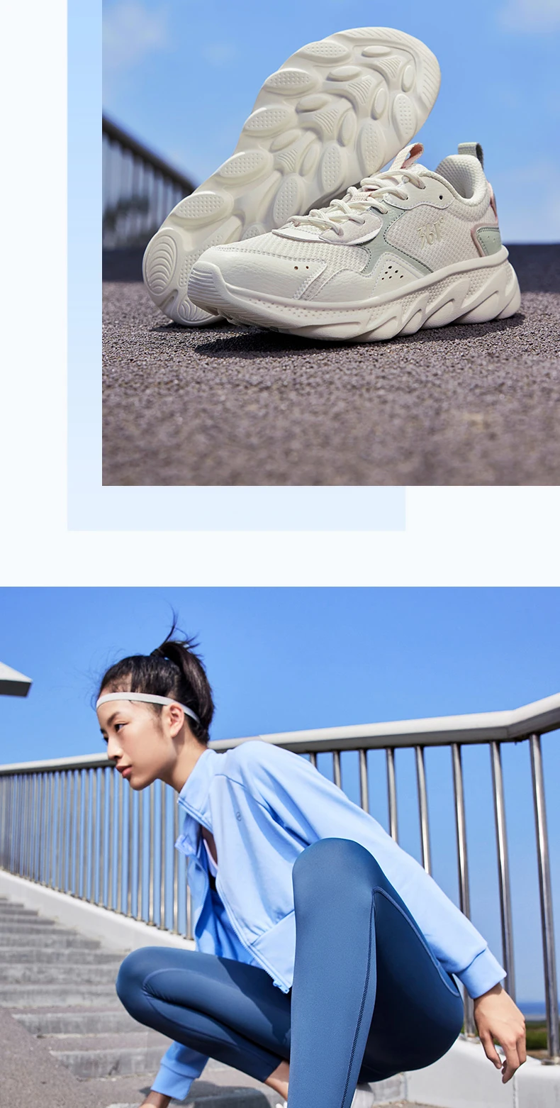 361 Degrees Women Running Sport Shoes Lightweight Non-Slip Shock-absorption Breathable Mesh Girl Sneaker Female 682232212