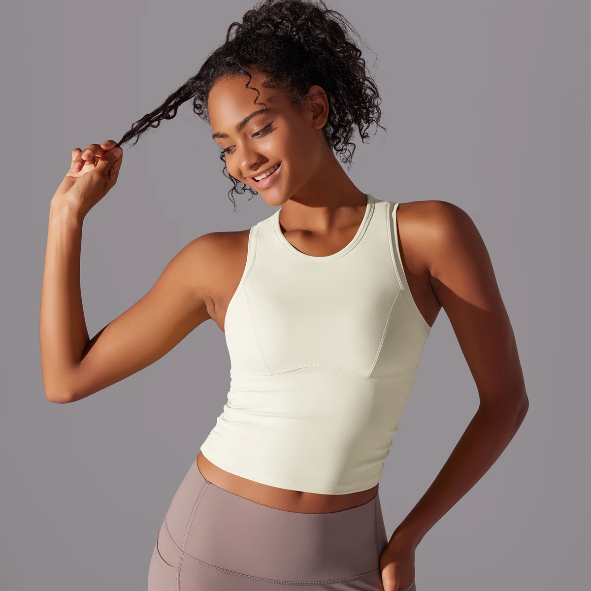 Sleeveless Yoga Vest Slim Sportswear Stretchy Slim Sports Bra Breathable Pleated Tank Top Quick Dry Fitness Wear Sexy Slim Top