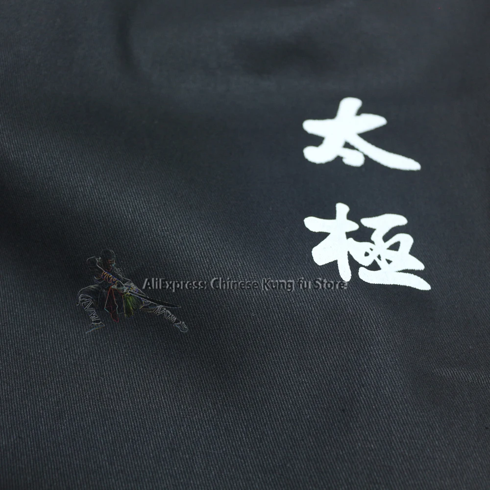 Black Cotton Tai Chi Kung Fu Pants Wushu Martial Arts Wing Chun Qigong Meditation Yoga Trousers