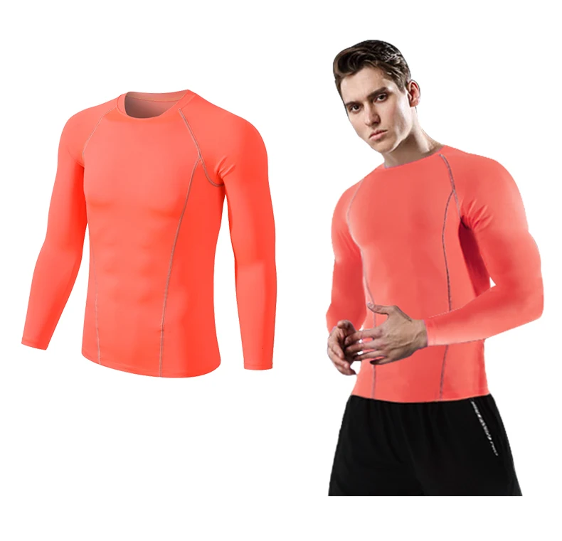 Men Women Kids Children Boy Girl Quick Dry Running Long T Shirt Fitness Sport Basketball Football Gym Hiking Jogging Clothes A84