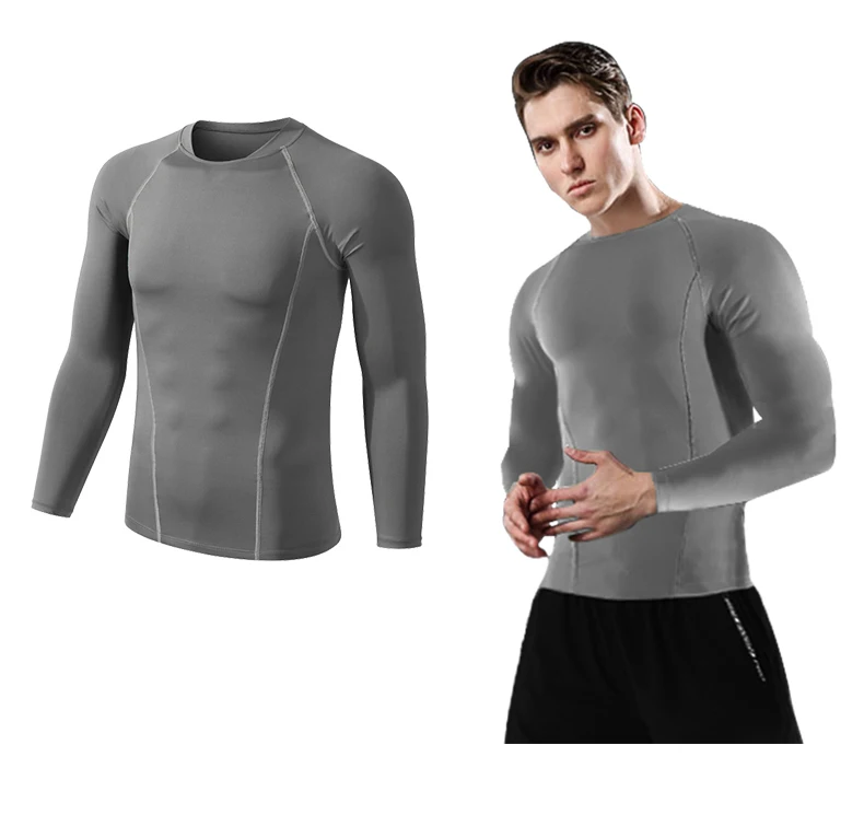 Men Women Kids Children Boy Girl Quick Dry Running Long T Shirt Fitness Sport Basketball Football Gym Hiking Jogging Clothes A84