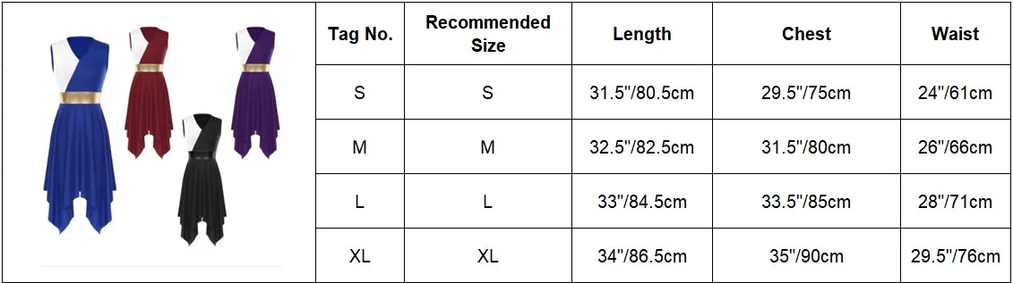 Women Color Block Modern Liturgical Dance Costumes Church Worship Praise Dancewear Stage Performance Costume Lyrical Dance Dress