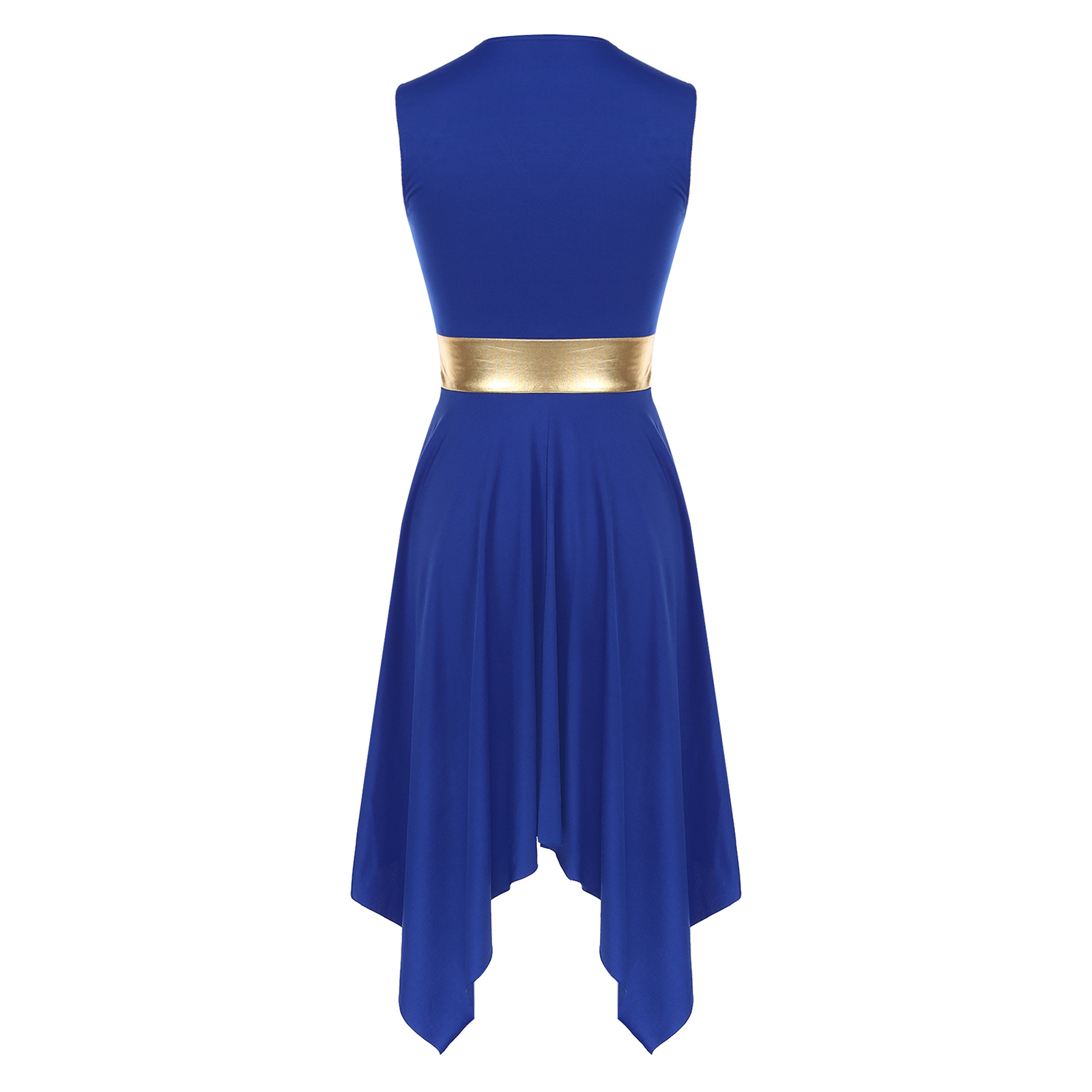 Women Color Block Modern Liturgical Dance Costumes Church Worship Praise Dancewear Stage Performance Costume Lyrical Dance Dress