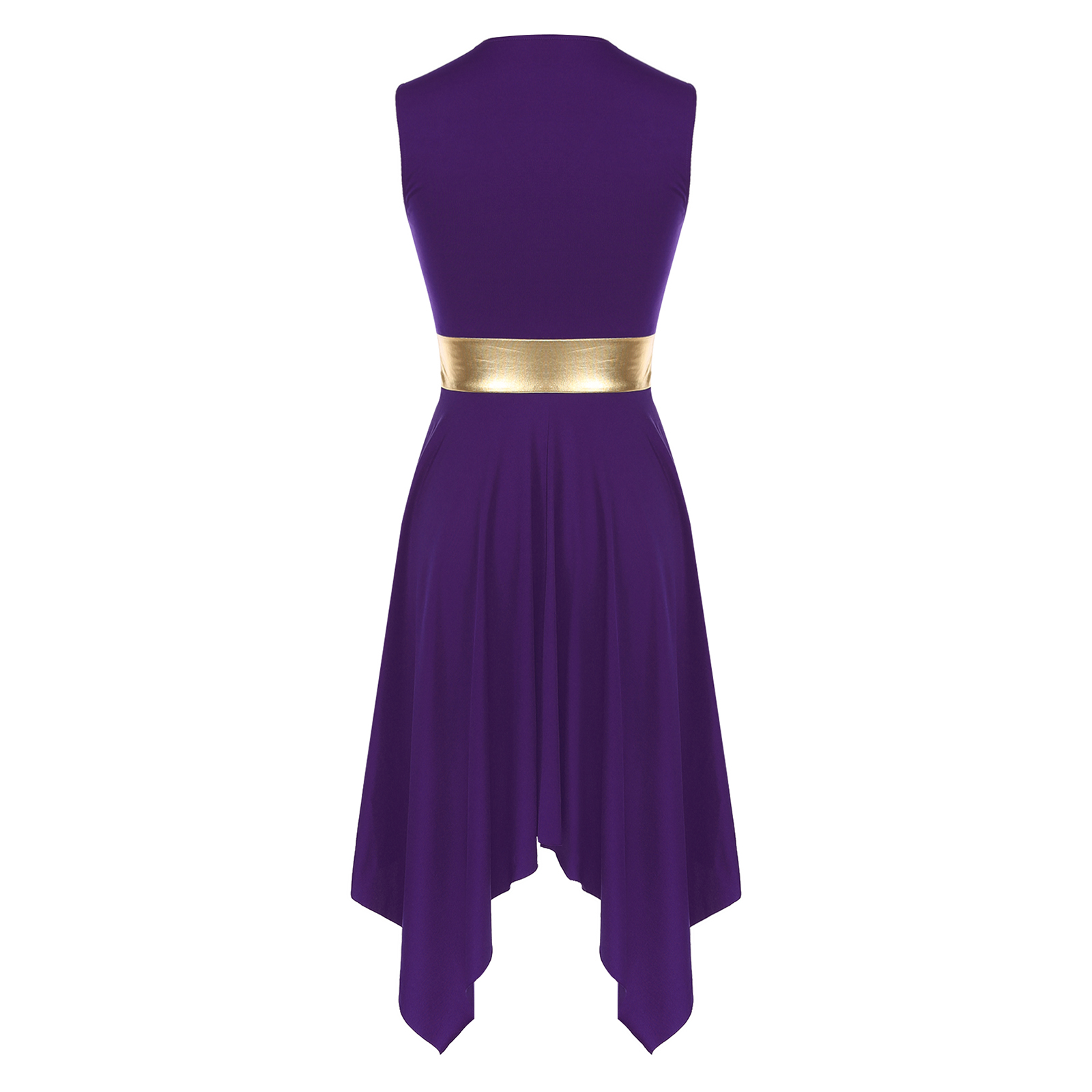 Women Color Block Modern Liturgical Dance Costumes Church Worship Praise Dancewear Stage Performance Costume Lyrical Dance Dress
