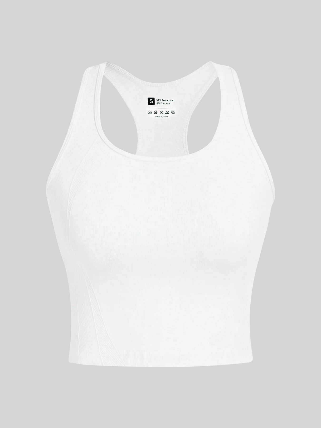 3 Piece Yoga Vest Women Gym Sports Racerback Crop Tops Seamless Streetwear Rib Knit Workout BreathableTank Top Female