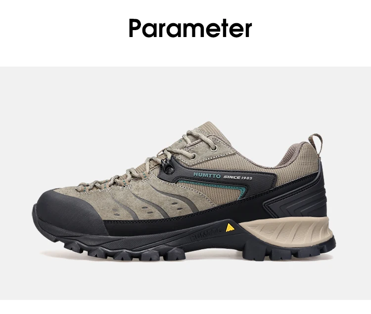 HUMTTO Outdoor Sneakers for Men Genuine Leather Hiking Boots Mens Luxury Designer Climbing Trekking Sports Safety Work Man Shoes