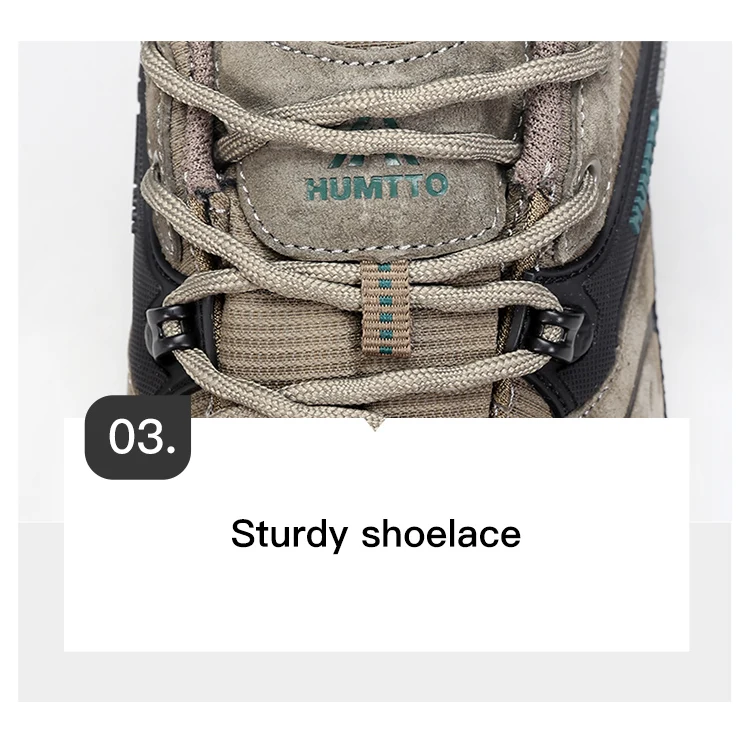 HUMTTO Outdoor Sneakers for Men Genuine Leather Hiking Boots Mens Luxury Designer Climbing Trekking Sports Safety Work Man Shoes