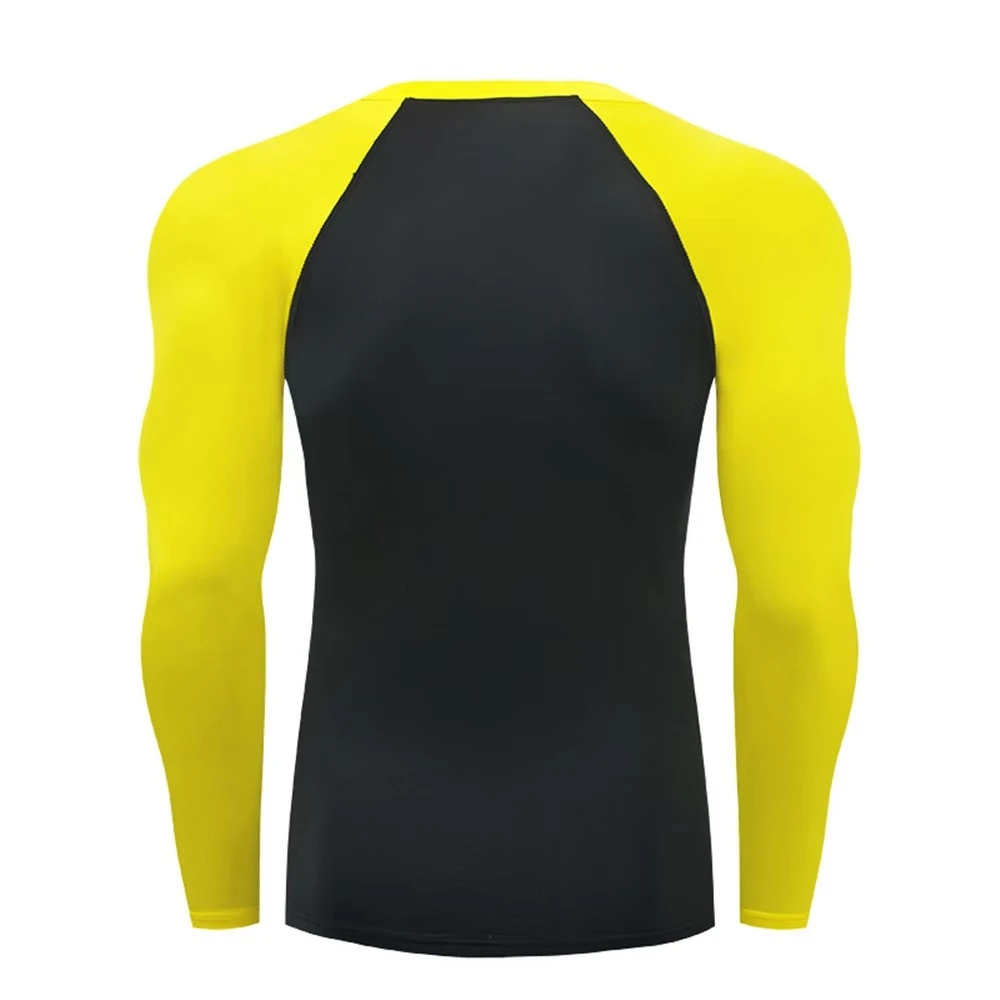 Compression T Shirt Men Long Sleeve Bodybuilding Running Shirt Quick Dry Workout Fitness Tights Gym Sport T-shirt Men Rashgard