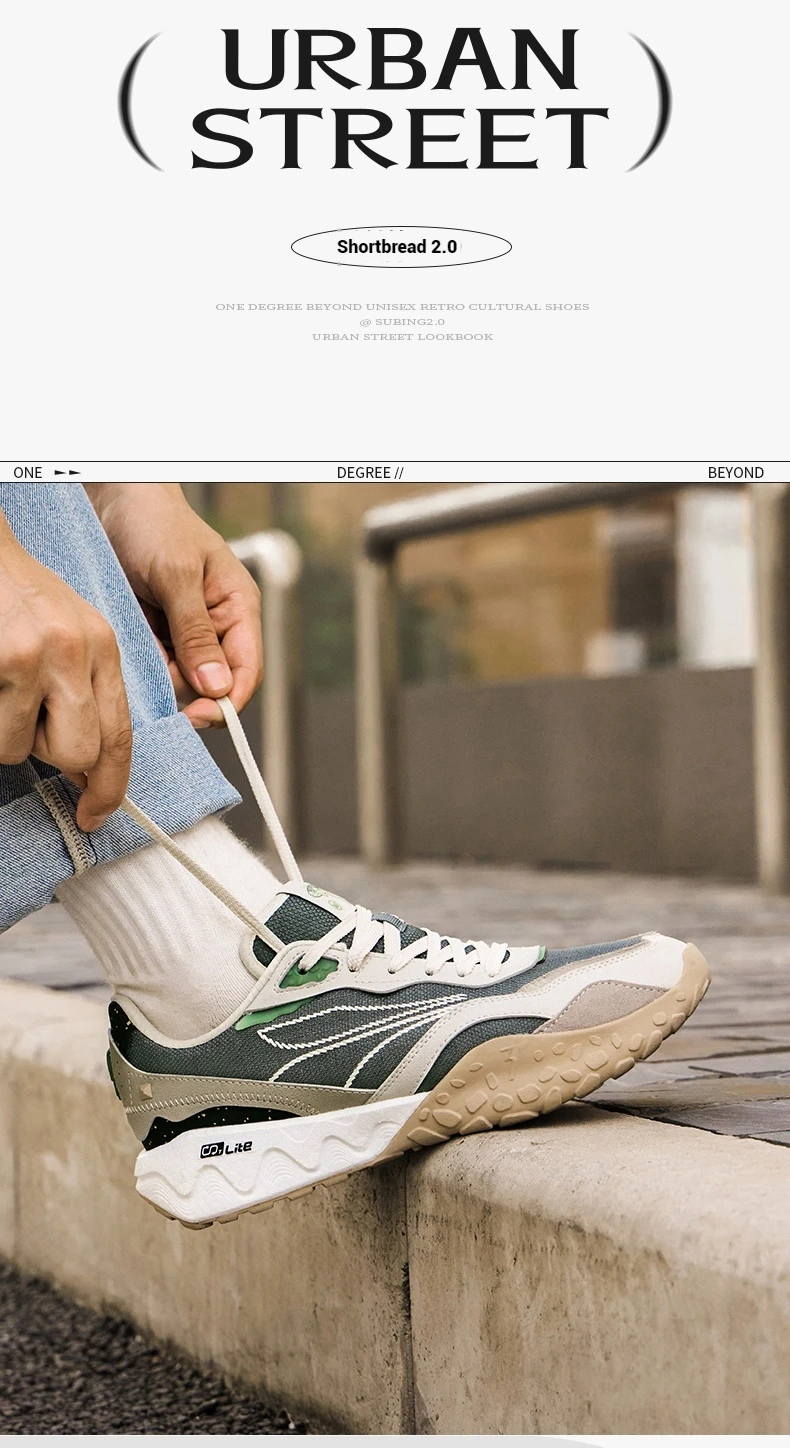 361 Degrees Men's Sports Shoes Autumn Couple New Mesh Retro Wear-resistant Non-Slip Casual Thick-soled Sneakers Male 672446763