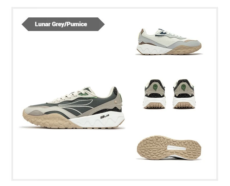 361 Degrees Men's Sports Shoes Autumn Couple New Mesh Retro Wear-resistant Non-Slip Casual Thick-soled Sneakers Male 672446763