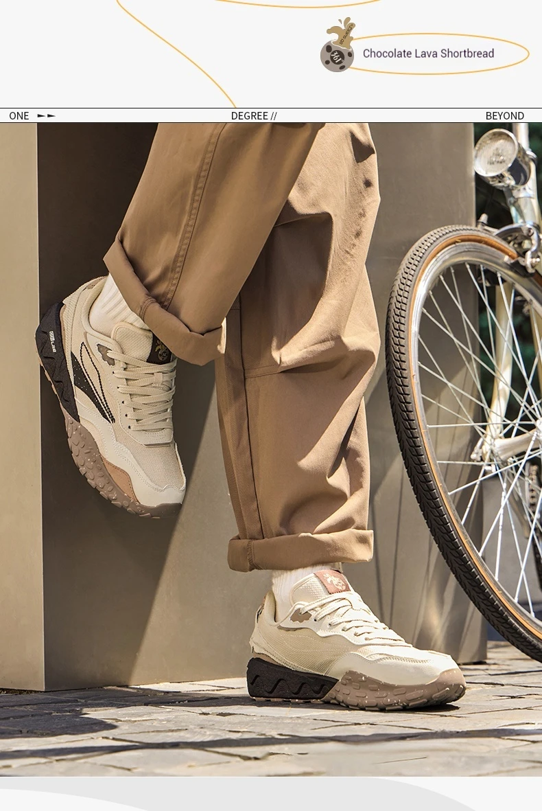361 Degrees Men's Sports Shoes Autumn Couple New Mesh Retro Wear-resistant Non-Slip Casual Thick-soled Sneakers Male 672446763