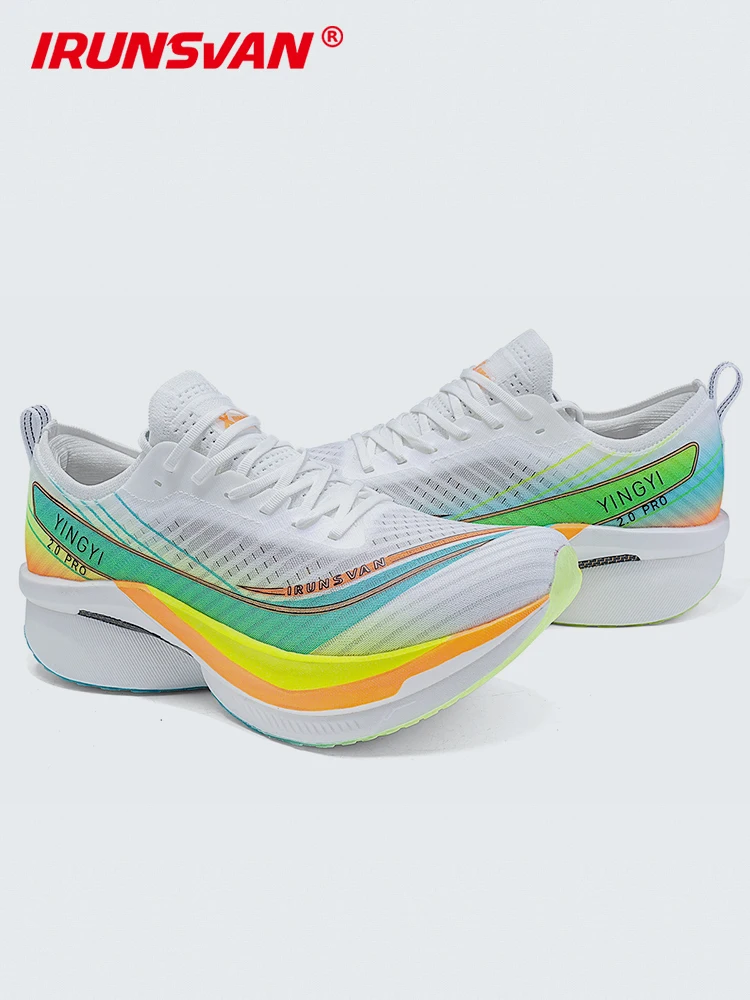 IRUNSVAN SHADOW WING 2.0 PRO 2025 Marathon Sports Running Shoes Outdoor Breathable Men Sports Shoes Anti-slip Male Sneakers 2503