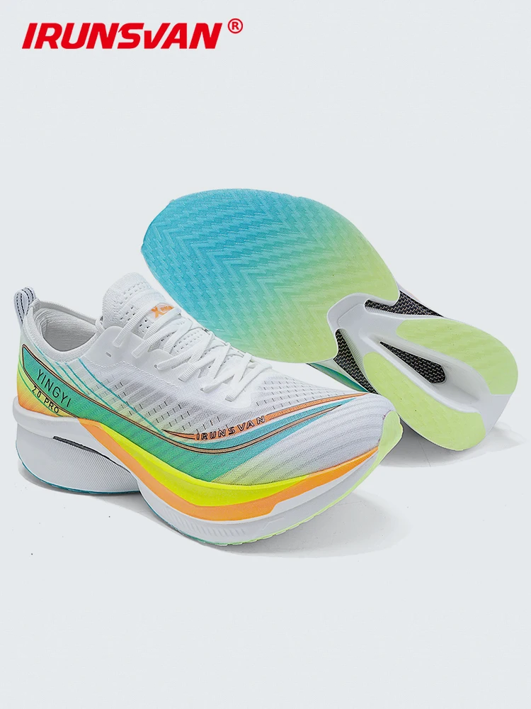 IRUNSVAN SHADOW WING 2.0 PRO 2025 Marathon Sports Running Shoes Outdoor Breathable Men Sports Shoes Anti-slip Male Sneakers 2503