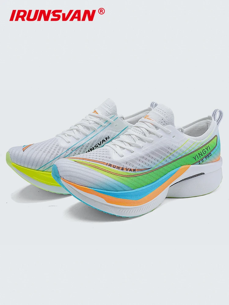 IRUNSVAN SHADOW WING 2.0 PRO 2025 Marathon Sports Running Shoes Outdoor Breathable Men Sports Shoes Anti-slip Male Sneakers 2503